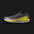 Salomon DRX Bliss men's road running shoes in Black, Ghost Gray, and Lemon (Design Code: L47294000). Featuring Active Chassis technology for guided support, a high-rebound Energy Foam midsole for maximum cushioning, and a breathable engineered mesh upper. Luxuntique offers 100% authentic Salomon performance running shoes at the lowest price in Sri Lanka.